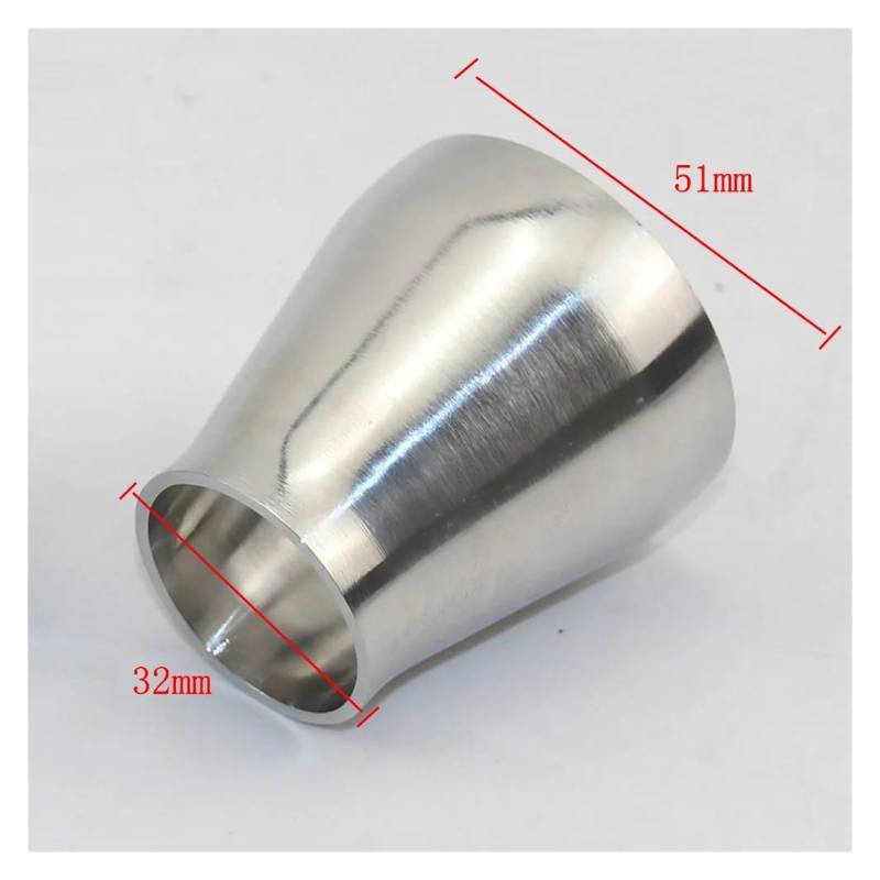 Endrohr 48 Mm/51 Mm/57 Mm Automobil-Auspuffrohr-Verbindungsstücke, 304 Edelstahl-Reduzierstück, Schweißen Von Groß Auf Klein Exhaust Tailpipe(H) von Dogkapm