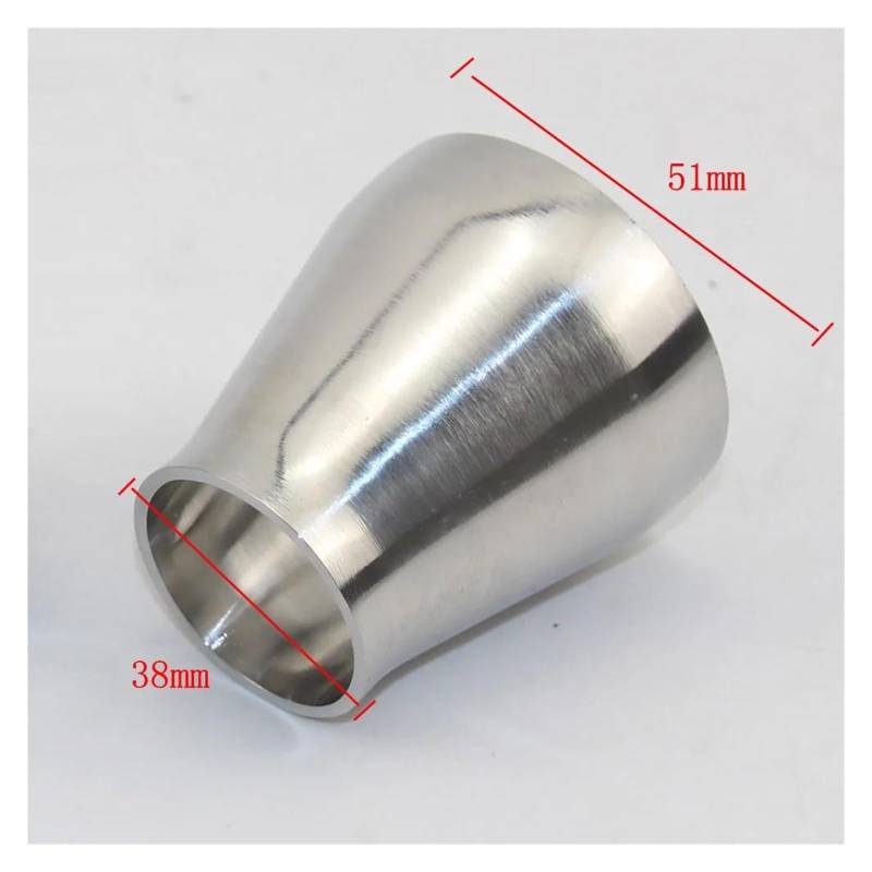 Endrohr 48 Mm/51 Mm/57 Mm Automobil-Auspuffrohr-Verbindungsstücke, 304 Edelstahl-Reduzierstück, Schweißen Von Groß Auf Klein Exhaust Tailpipe(I) von Dogkapm