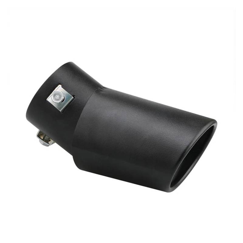 Endrohr Auto-Auspuffschalldämpfer Mit Doppelter Verdünnung Auspuffspitzen Edelstahl-Auspuffrohr Universeller Auto-Auspuff-Sound Exhaust Tailpipe(Black Bent) von Dogkapm