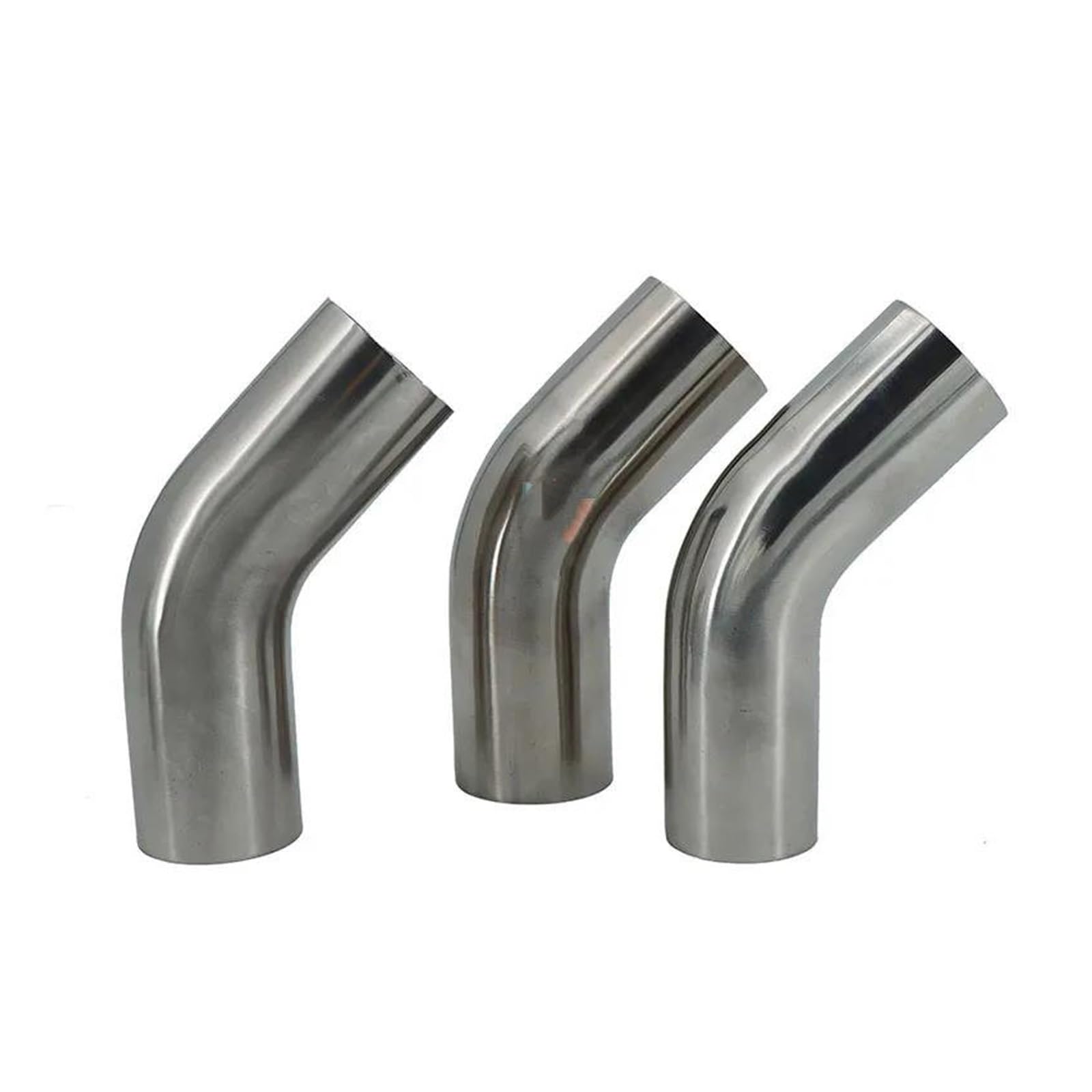 Endrohr Autoauspuff 51 Mm 63 Mm 76 Mm Rohr Außendurchmesser Stumpfschweißen 45-Grad-Winkel 304 Sanitärrohrverbindungsstücke Aus Edelstahl Exhaust Tailpipe(19mm x1.5mm) von Dogkapm