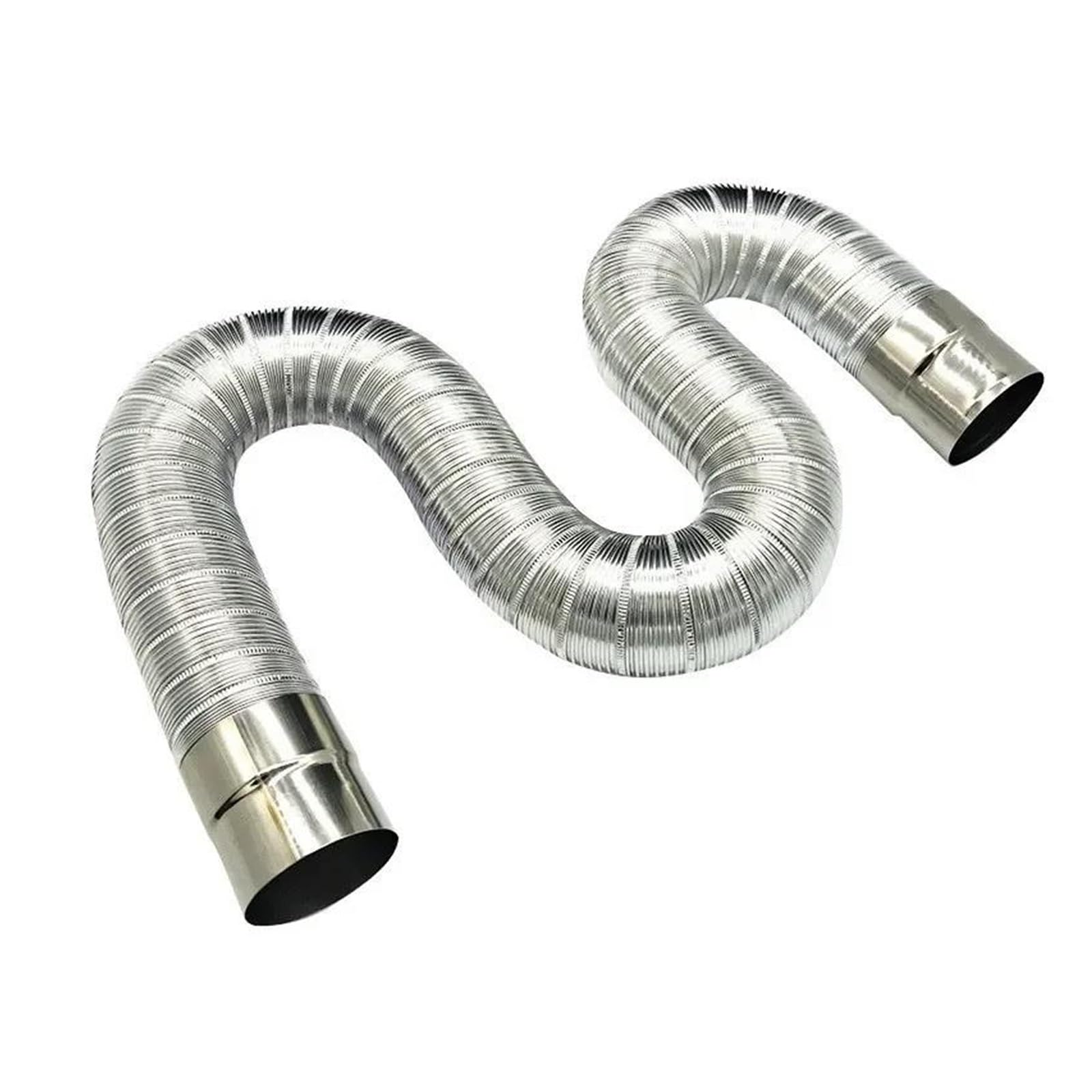 Endrohr Feuerfester Gas-Warmwasserbereiter Edelstahl 60–150 Mm Aluminium Starker Universal-Auspuff Verlängerungsrohrlänge des Auto-Ansaugrohrs Exhaust Tailpipe(Diameter 5cm) von Dogkapm