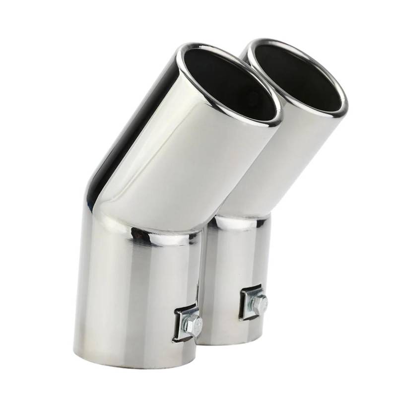 Endrohr Für Golf 4 Für Bora Für Jetta Auto Auspuff Endrohr Für Auto DIY Dekorieren Dual Rohre Edelstahl Auspuff Endrohre Schalldämpfer Tipps Exhaust Tailpipe von Dogkapm