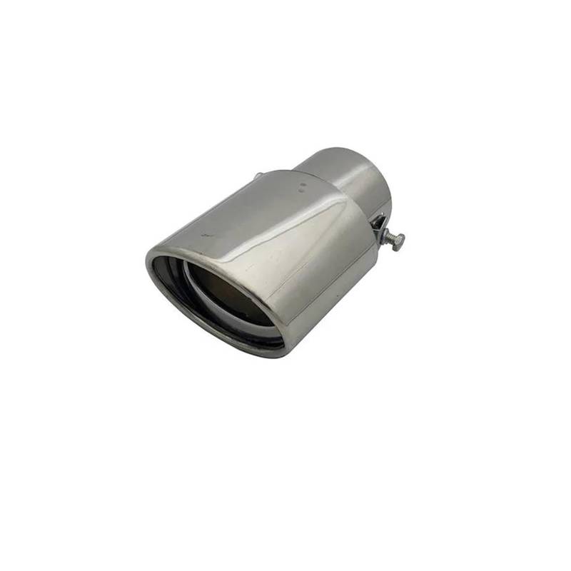 Endrohr Universal Auto Auspuff Spitze Runde Edelstahl Auto Geändert Schwanz Hinten Chrom Runde Auspuffrohr Schwanz Schalldämpfer Spitze Rohr Exhaust Tailpipe(A) von Dogkapm