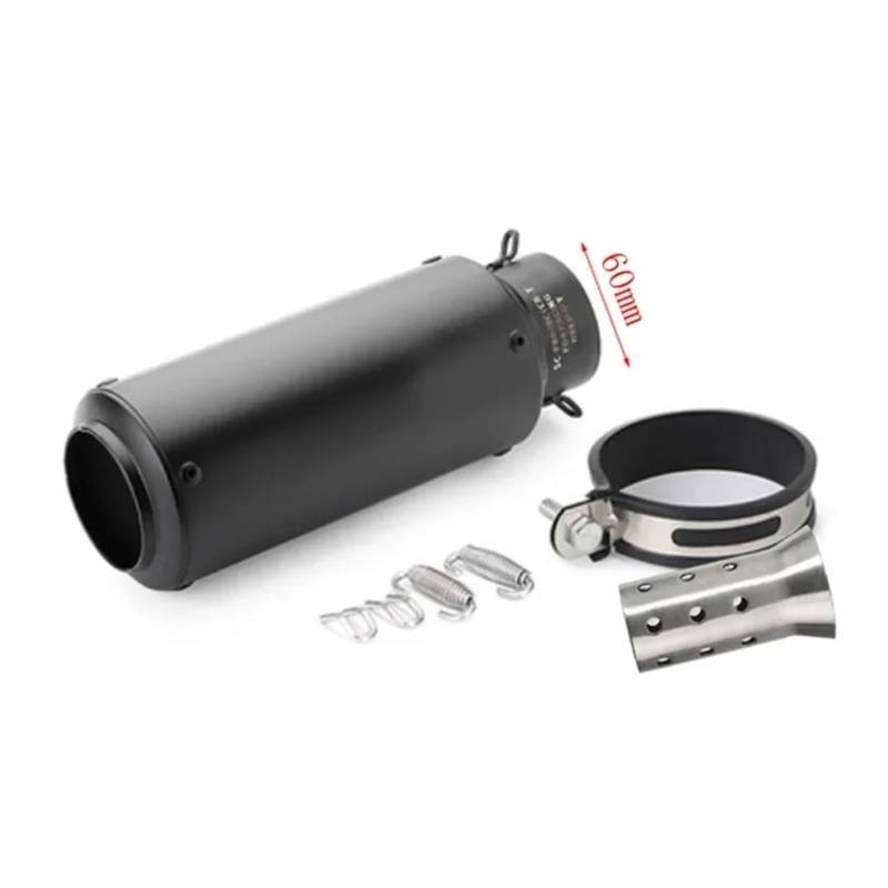 Endrohr Universeller 51 Mm/60 Mm Motorrad-Auspuff Mit DB-Killer, Motorrad-Auspuffrohr-Schalldämpfer GP-Projekt-Auspuffrohr Aus Kohlefaser Exhaust Tailpipe(I) von Dogkapm