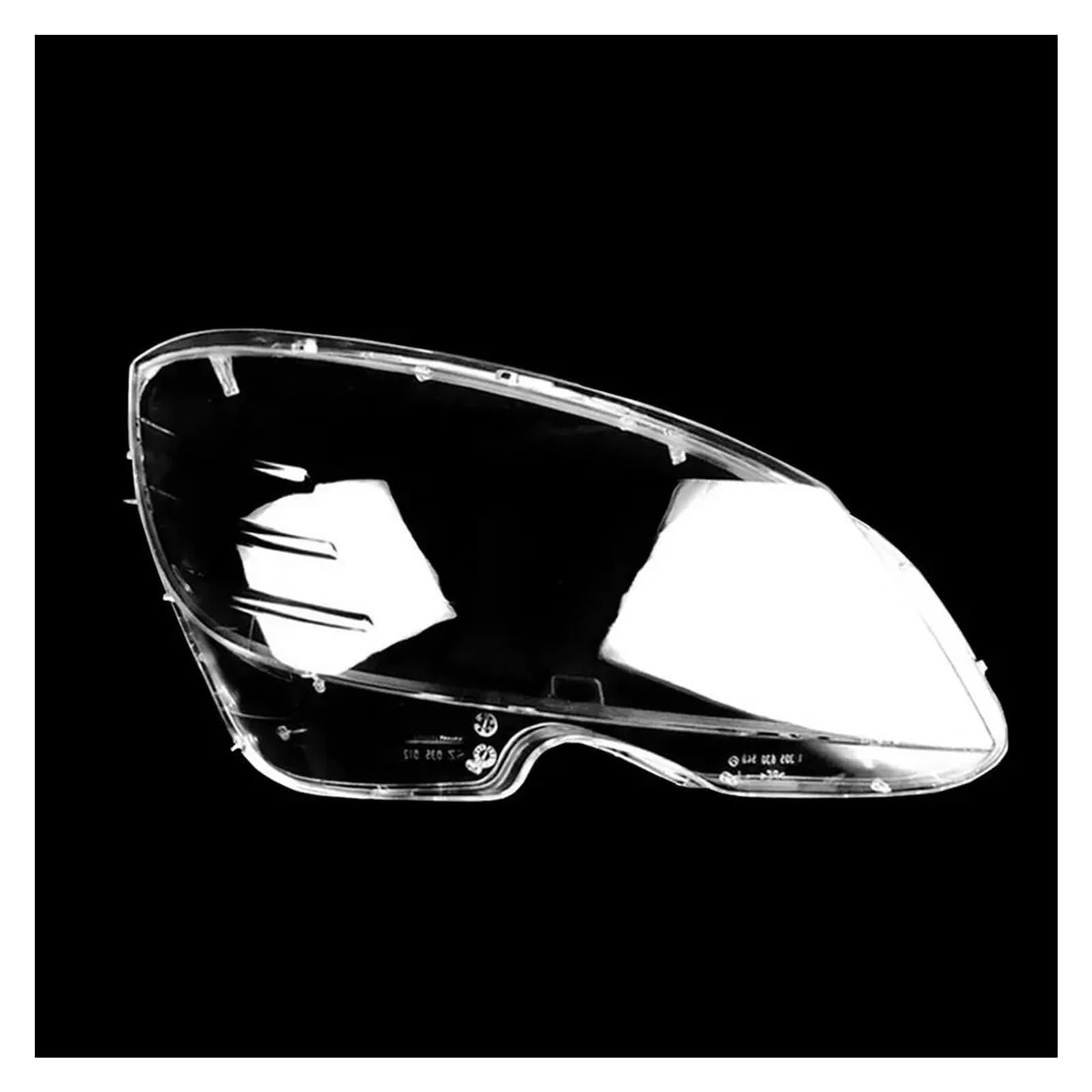 Scheinwerfer Shell Lampenschirm Für Benz C Klasse W204 2008-2010 C180 C200 C220 C250 C280 2x Scheinwerfer Shell Transparent Lampenschirm Abdeckung Scheinwerfer Glas Auto Lampenschirm Shell Cover(Left) von Dogkapm