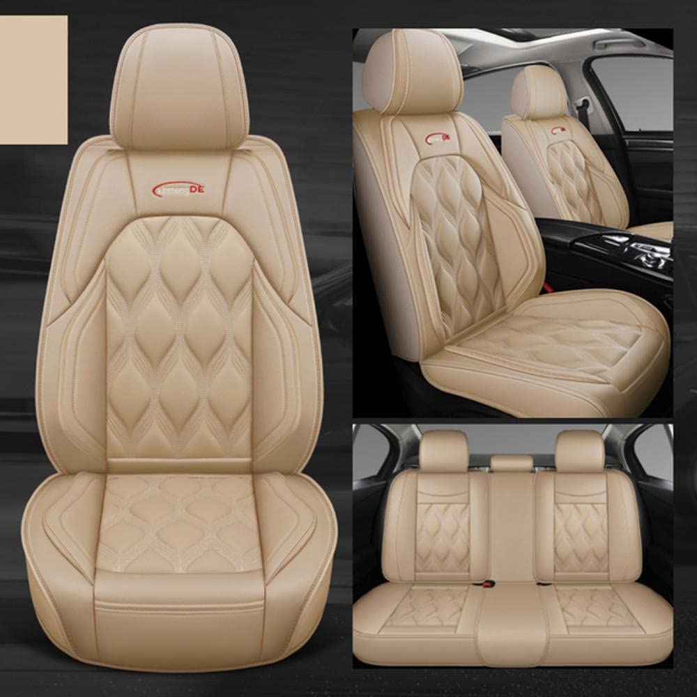 DohkHgg Auto Sitzbezüge Schonbezüge für Matiz M150 M200 M250 Universal Zubehör Beige von DohkHgg