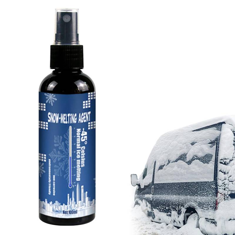 Doiyislem Auto-Entferner-Spray, Entferner-Spray,Lösung zur Entung von Kfz-Windschutzscheiben - Multifunktionales -Schnee-Entferner-Spray für Gefrierschränke, Türgriffe, Kühlschränke, Rückspiegel, von Doiyislem