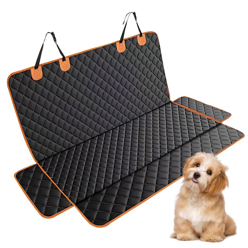 Dokeno Autoschondecke für Hund, Hundedecke Auto Rückbank Wasserdicht, Hundesitzbezüge Kratzfest, Rückbankschoner für Kinder und Haustiere, Universal Hundedecke für Autos LKWs SUVs, 119x137CM von Dokeno