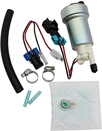 Dokili Kraftstoff Pumpe Ersatz für Walbro TIA485-2 TIA-485-2 F90000267 TI Automotive E85 Rennen 450 Lph hoher Druck 400-0085 Installationssatz kit 125-190 von Dokili