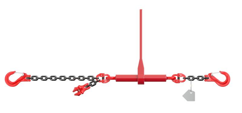 Dolezych Spannzurrkette PowerLash L-150, 2200 daN, 1-teilig, mit Gabelkopfhaken, 2 m Länge, Kette 6-8 von Dolezych