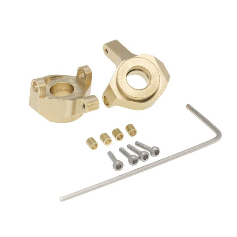 DollaTek 2PCS Brass Knuckle Cup aus Messing für SCX24 90081 RC Car Vehicles Modell Ersatzteile von DollaTek