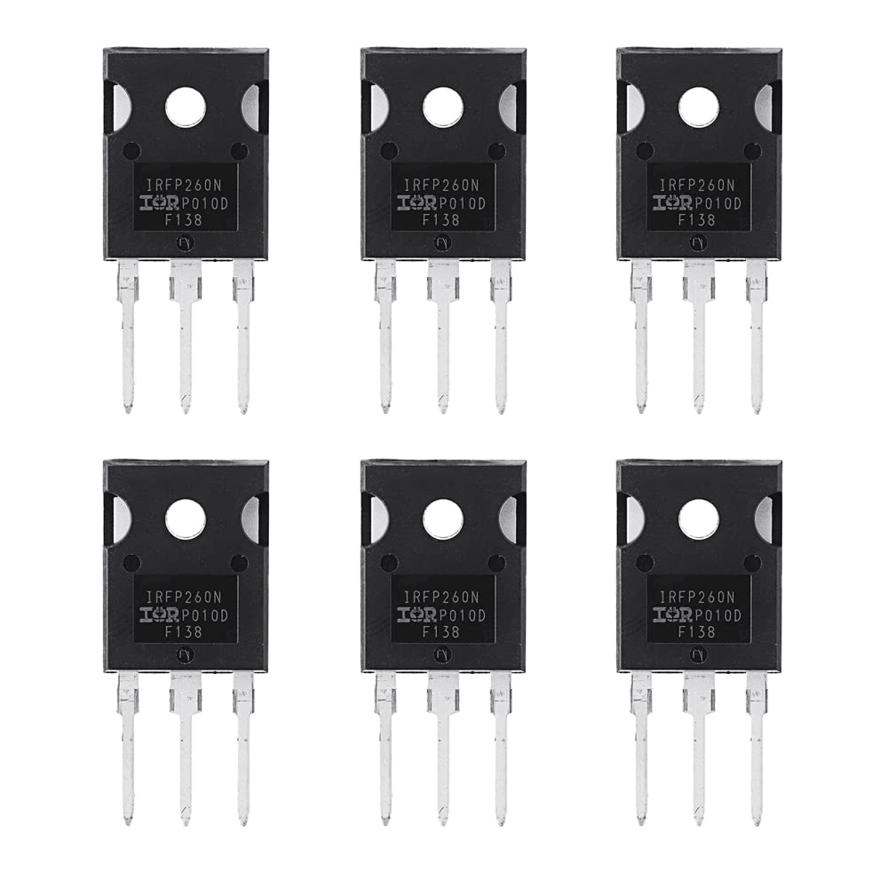 DollaTek 6Pcs IRFP260N N-Kanal MOSFET Transistor 50A 200V TO-247AC von DollaTek