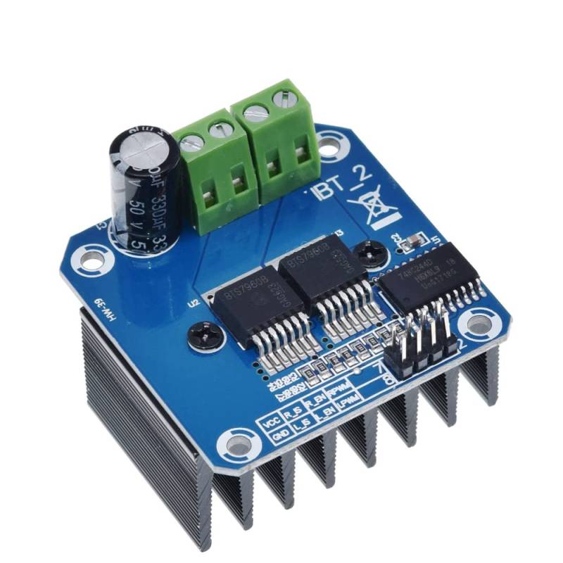 DollaTek BTS7960 5,5V bis 27V 43A Hochleistungs-Motortreibermodul/Smart Car Driver Module von DollaTek