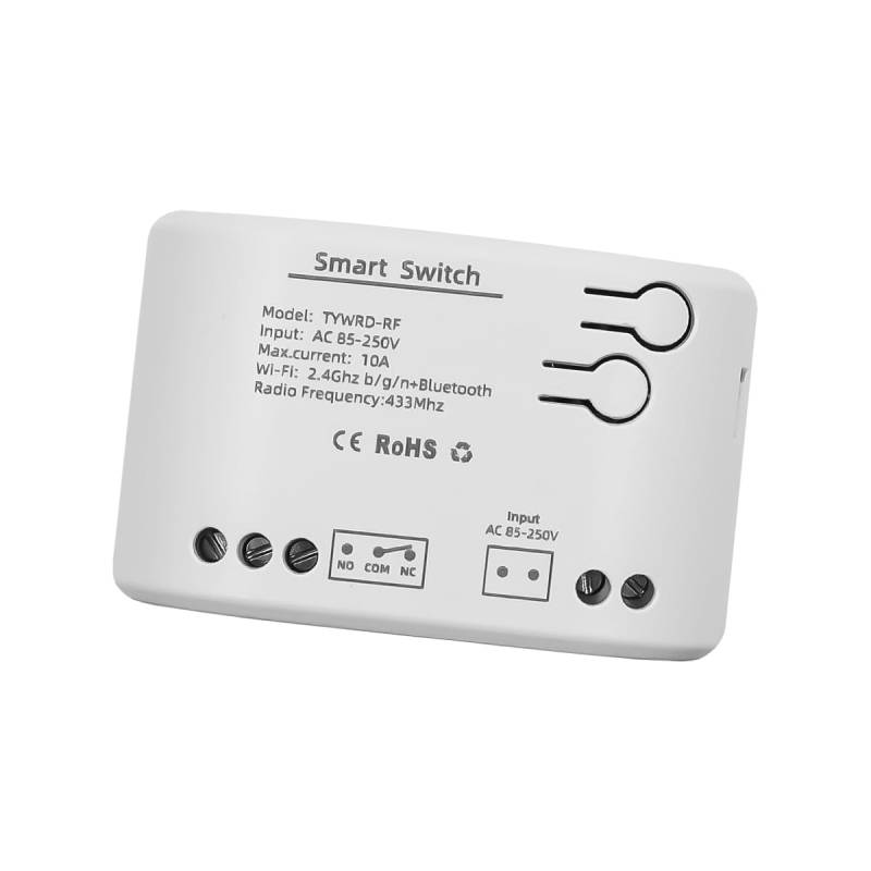 DollaTek WiFi Smart Aktualisierter AC 85-250V WiFi Wireless Smart-Switch, selbstsperrendes Inching-Relais, Zugangskontrolle, DIY Garagentoröffner, kompatibel mit Tuya Smart Life Alexa für Google Home von DollaTek