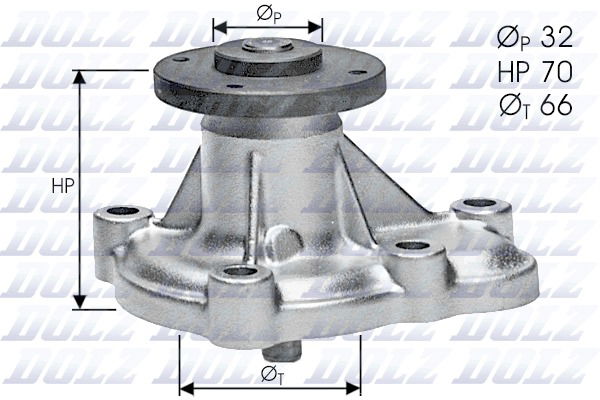 Wasserpumpe, Motorkühlung Dolz O129 von Dolz