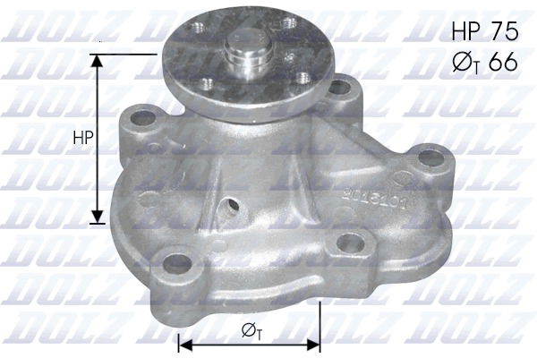 Wasserpumpe, Motorkühlung Dolz O133 von Dolz