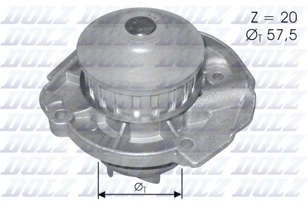 Wasserpumpe, Motorkühlung Dolz S161 von Dolz