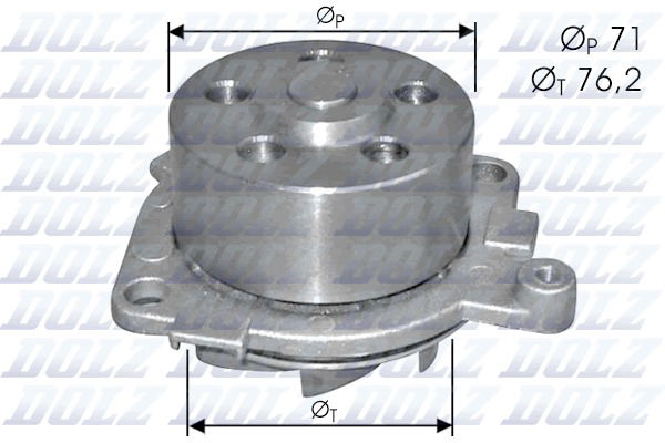 Wasserpumpe, Motorkühlung Dolz S210 von Dolz