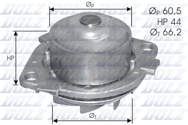 Wasserpumpe, Motorkühlung Dolz S231 von Dolz