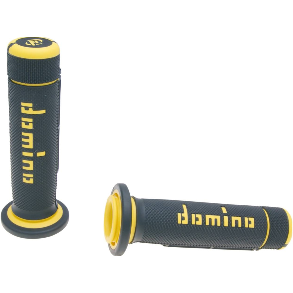Domino 37199 griffgummis griffe satz  a180 atv daumengas 22/22mm schwarz-gelb von Domino