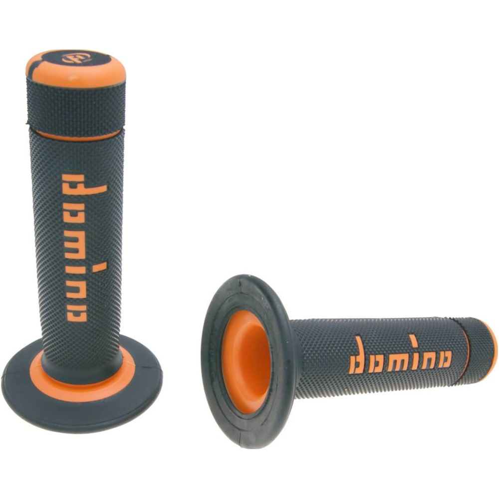 Griffgummis griffe satz domino a020 off-road halbwaffel schwarz / orange 37064 von Domino