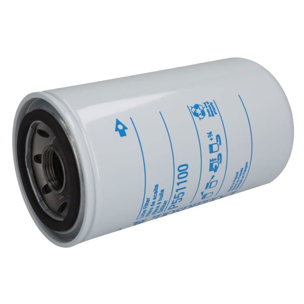 Donaldson P551100 Lube-Filter, voller Durchfluss Spin-On, Durchmesser 93 mm, Länge 168 mm von Donaldson