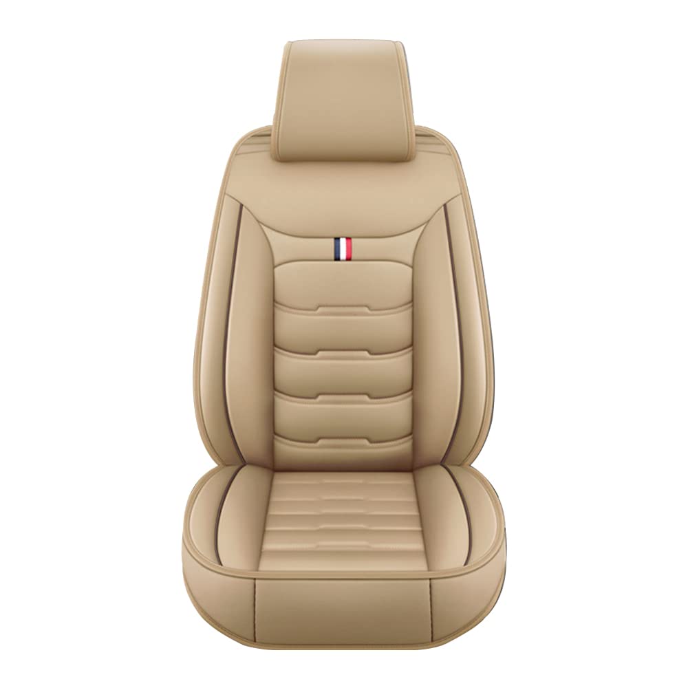 Donliga Autositzbezüge Für Audi A4 B5 E8 B8 Cabrio Avant Wagon Sedan 1996-2024 5-Sitzer-Autositzbezug, Autositzschutz, wasserdichter und verschleißfester Sitzschutz.Beige(A-03) von Donliga