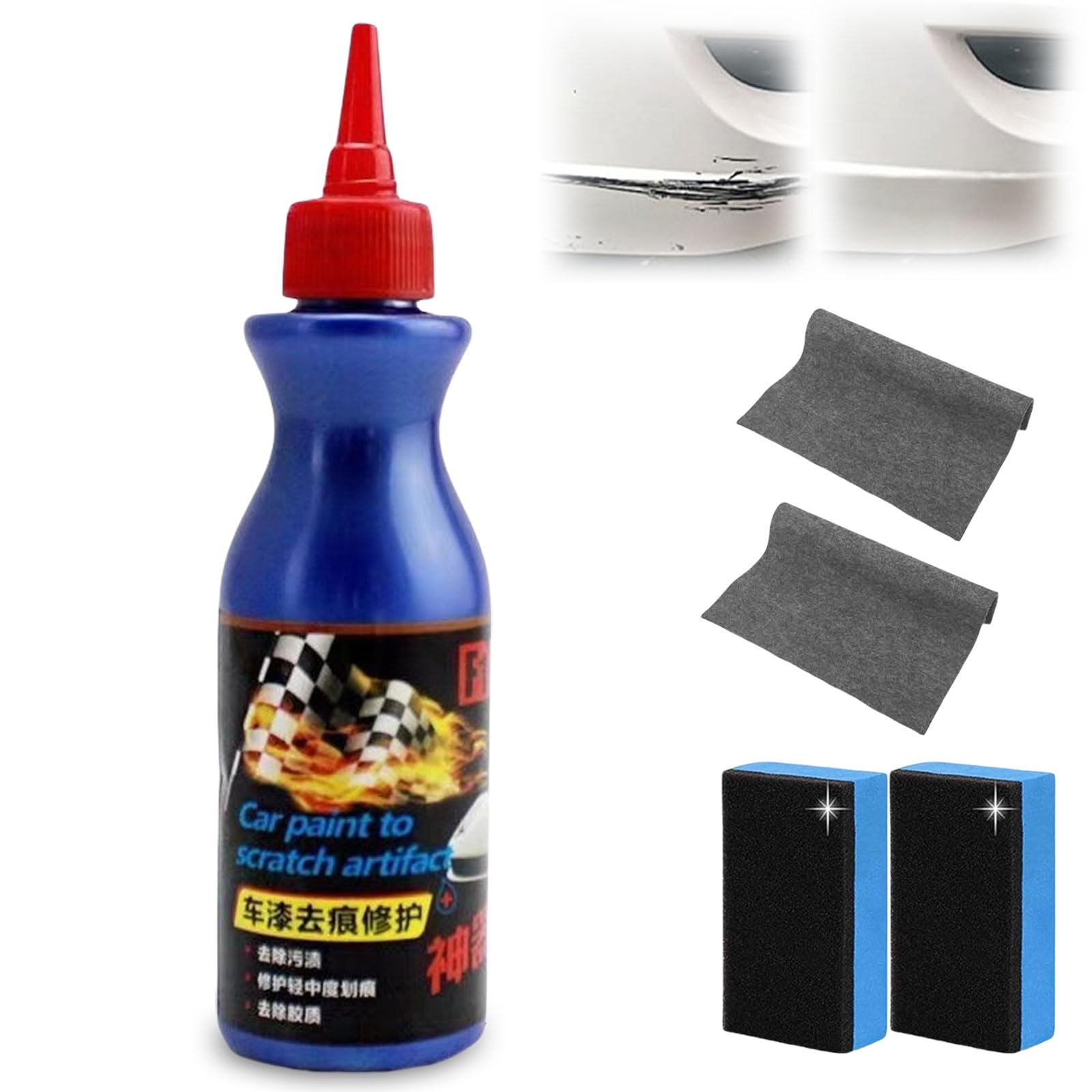 Donubiiu Benglatt Auto Kratzer Entferner, Car Paint to Scratch Artifact, Kratzerentferner Auto, Kratzer Entferner Auto, Scratch Repair Wax for Car (1 PCS) von Donubiiu