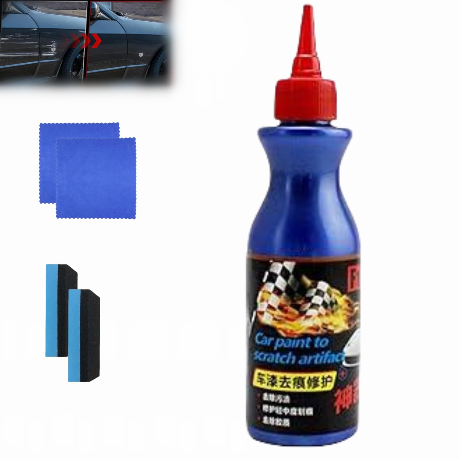 Donubiiu Benglatt Auto Kratzer Entferner, Car Paint to Scratch Artifact, Scratch Repair Wax for Car, Kratzer Entferner Auto, Car Scratch Remover (1PCS) von Donubiiu