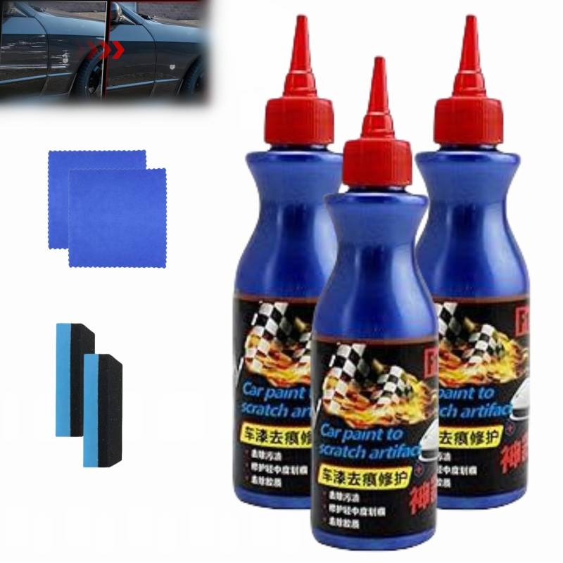 Donubiiu Benglatt Auto Kratzer Entferner, Car Paint to Scratch Artifact, Scratch Repair Wax for Car, Kratzer Entferner Auto, Car Scratch Remover (3PCS) von Donubiiu