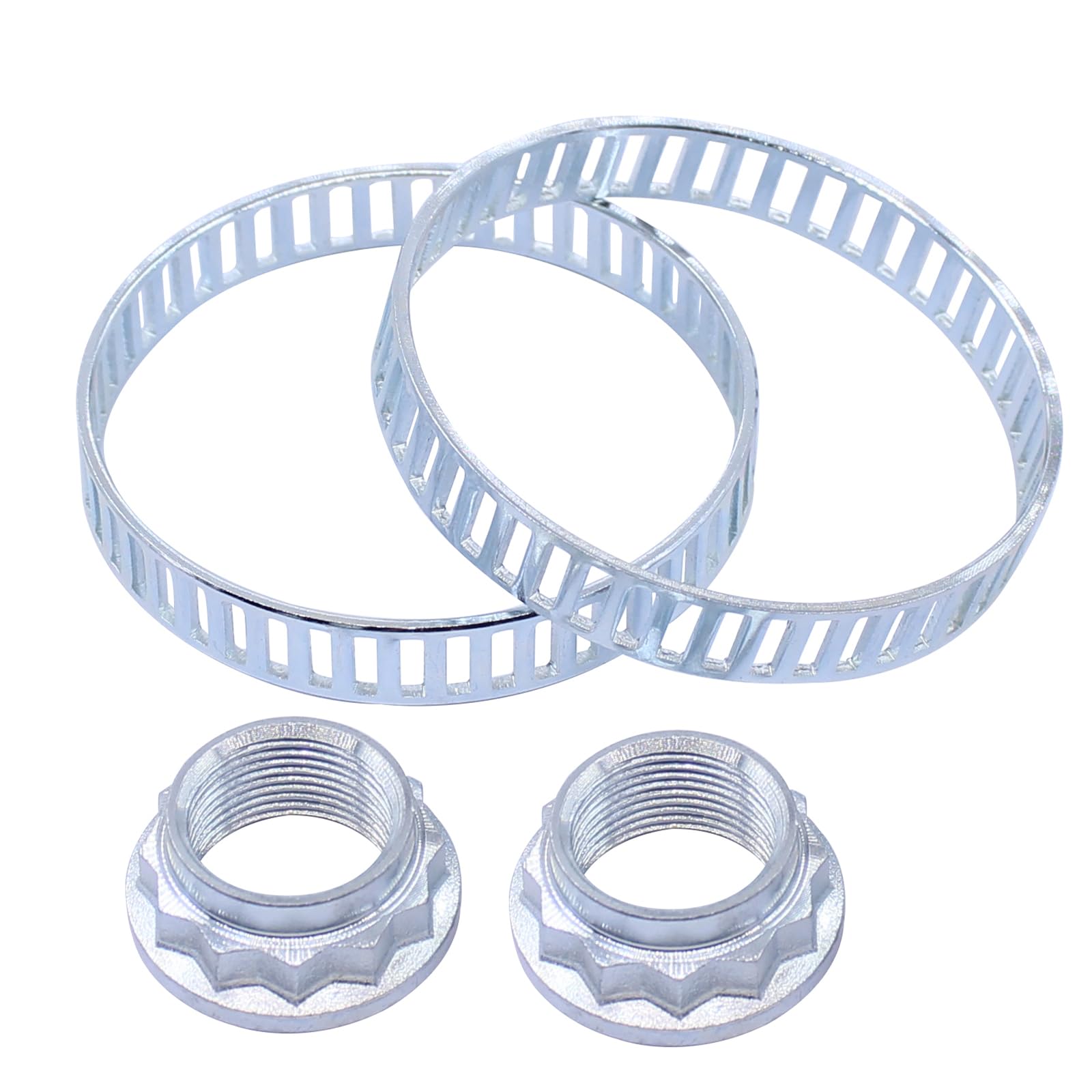 ABS Ring Achsmutter ABS Sensorring Antriebswelle ABS-Ring Mutter Achsstummel ABS Ringe hinten links und rechts für 1er E81 E87 E88 E82 3er E46 3er E90 E91 E92 E93 Z4 E85 von Doo Engy