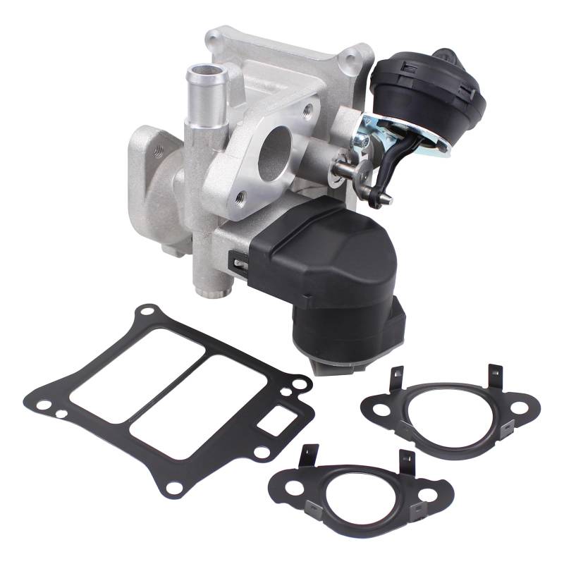 Doo Engy AGR Ventil Abgasrückführungsventil AGR-Modul Kühler AGR-Ventil mit Dichtsatz Dichtung für S60 S80 II V40 Cross Country V60 V70 III XC60 XC70 von Doo Engy