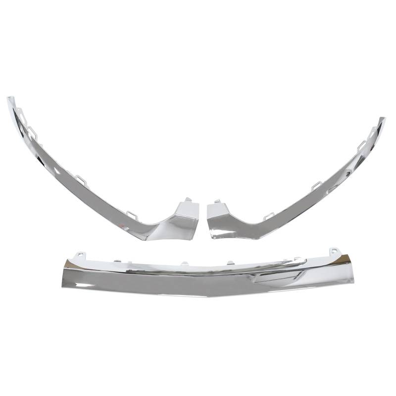 Doo Engy Front Spoiler Stoßstange Lippe Stoßfänger Schutzleiste Frontlippe Zierleiste Frontspoiler Chrom für C Klasse W205 T Modell S205 C-Klasse A205 Cabrio C205 Coupe 2015 2016 2017 2018 von Doo Engy