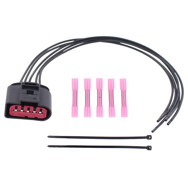 Luftmassenmesser Anschlusskabel Stecker Kabel Kabelbaum für Transporter T5 Golf 4 Pa-ssat Beetle Shar-an Toua-reg A3 A4 A6 A8 Alhambra Leon Fabia Oc-tavia W202 W203 W210 W211 W163 R170 W639 Sprinter von Doo Engy