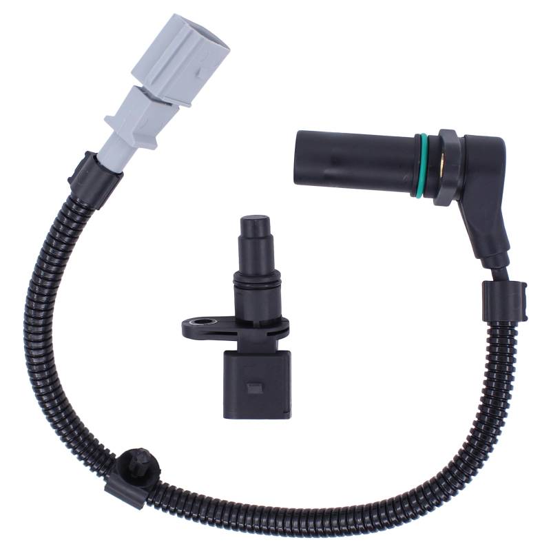 Nockenwellensensor Impulsgeber Kurbelwellensensor Nockenwellen Sensor Kurbelwelle Positionssensor Nockenwellenposition Geber für Multivan T5 Transporter T5 Multi-van für Touareg 7L 2.5 TDI 2003-2009 von Doo Engy