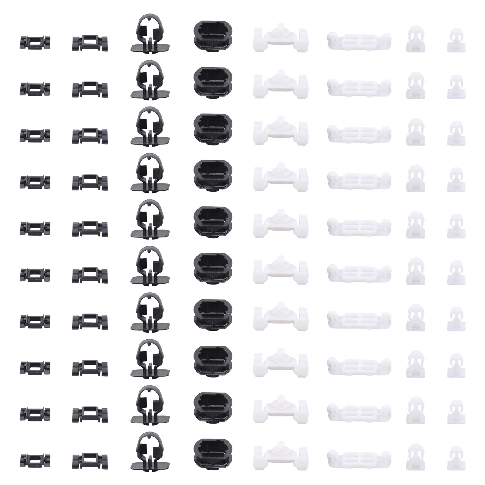 Zierleisten Befestigungsclips Seitenleisten Befestigung Clips Set Seitenschweller Verkleidung Reparatursatz Schutzleiste Halterung Türleiste für C Klasse W202 S202 E Klasse W210 S210 CLK C20 SLK R170 von Doo Engy