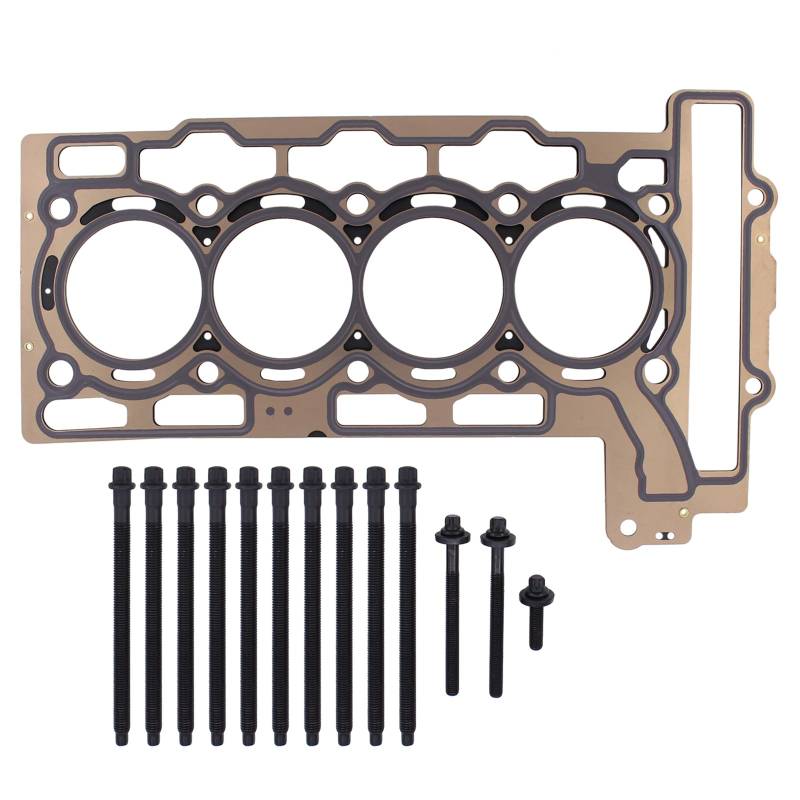 Zylinderkopfdichtung Schrauben Zylinderkopf Dichtung Zylinderkopfdichtsatz Zylinderkopfschrauben für C3 C4 C5 Berlingo DS3 DS4 R56 R55 R60 R57 R58 R59 R61 2008 207 CC 308 SW 208 508 3008 5008 Partner von Doo Engy