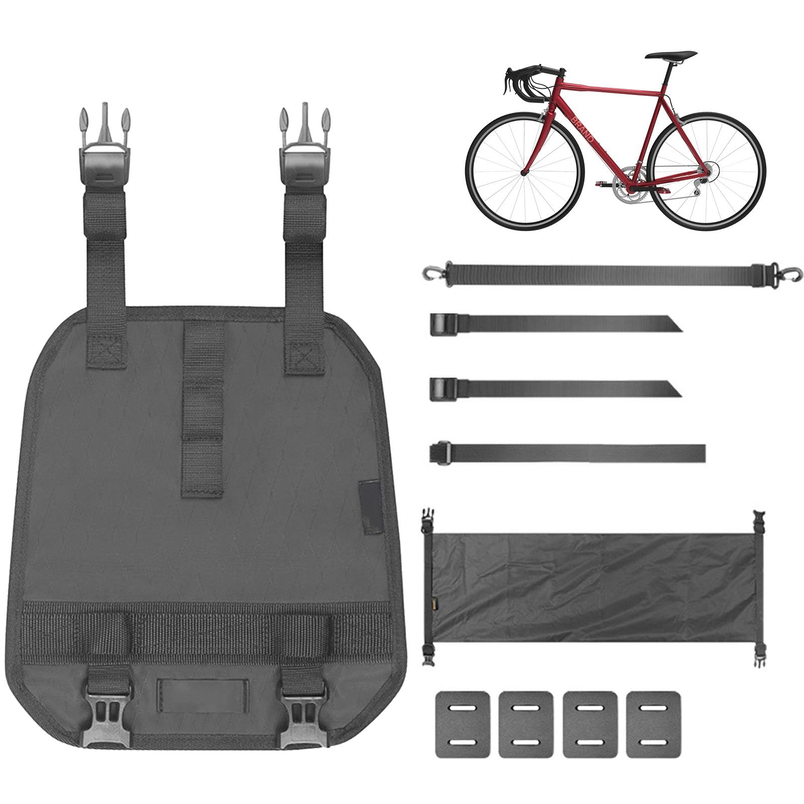 Fahrradlenkertasche,Fahrradtasche Lenker | Separate Lenkertasche Fahrradaufbewahrungstasche | Fahrradtasche, praktische Fahrradrahmentasche, wasserdichte Innentasche für Fahrrad, Rennrad, Mountainbike von Dottduya