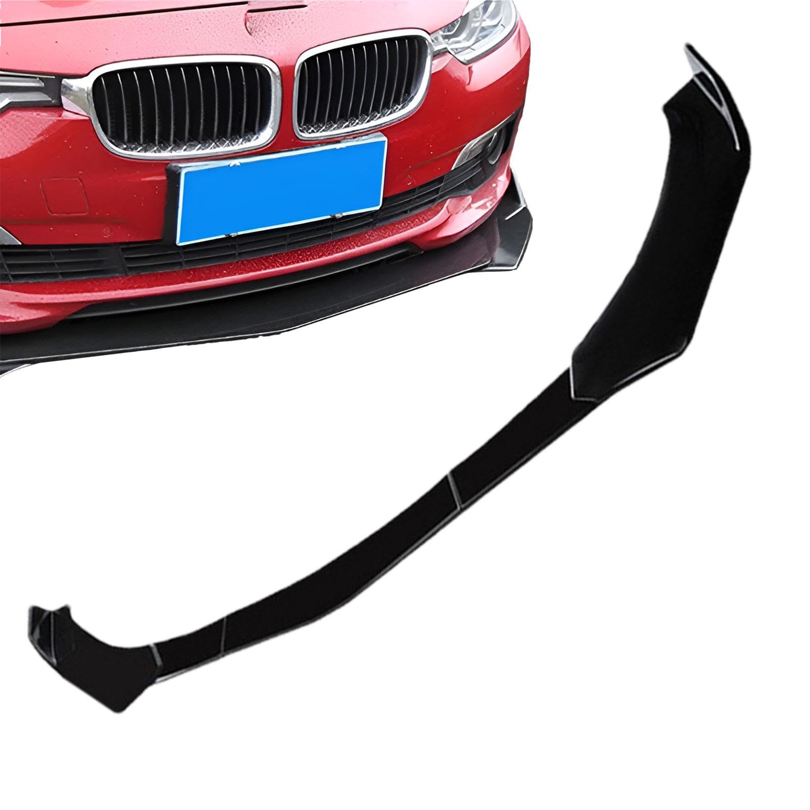 Schwarze Frontstoßstangenlippe, Auto-Frontsplitter | Verstellbarer wasserdichter Auto-Frontsplitter - Automobilschwarzer Frontsplitter, Frontkinnlippenspoiler für die meisten Automodelle von Dottduya