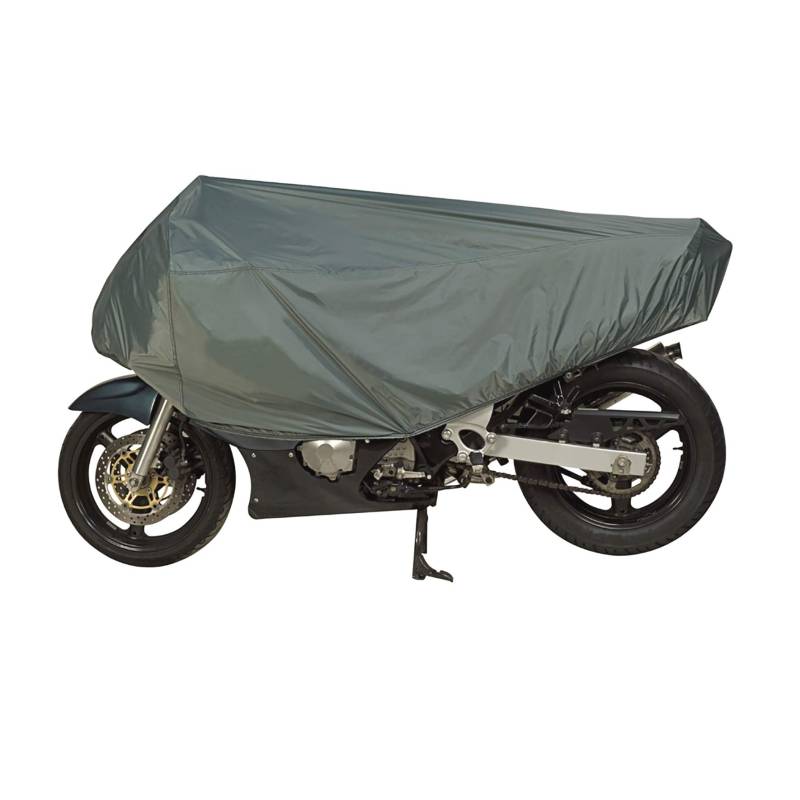 Dowco Guardian 26015-00 Travel Ready Wasserabweisende Premium-Motorrad-Halbabdeckung, grau, Sportbike von Dowco