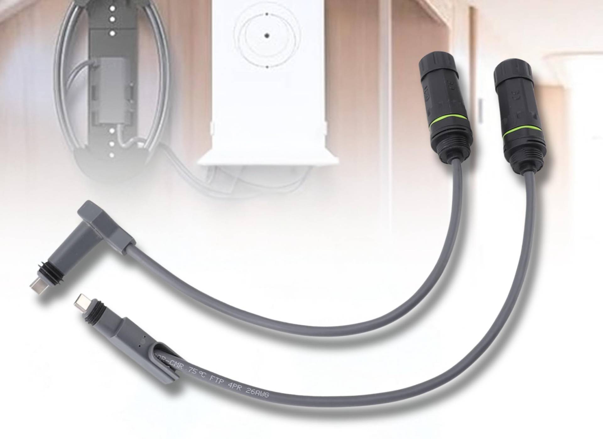 2 Stück Starlink SPX Stecker auf RJ45 Adapter, 1200 Mbit/s IP68 Wasserdichtes Ethernet Kabel, SPX Stecker auf RJ45 Buchse, Starlink Ethernet Verlängerungsadapter, für Gen2 Dish von Dpofirs