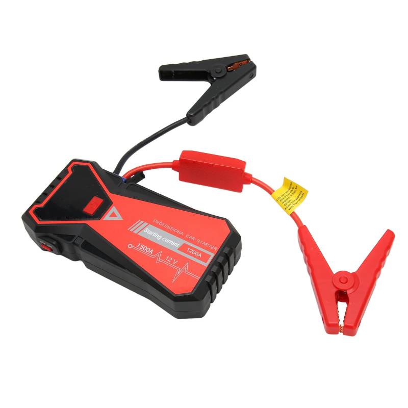 Lithium JumpStarter Box 1500A, Autobatterie JumpStarter 26000mAh 96,2W 12V Typ C Wiederaufladbares LCD Display IP66 wasserdichte Auto JumpStarter Box für Camping von Dpofirs