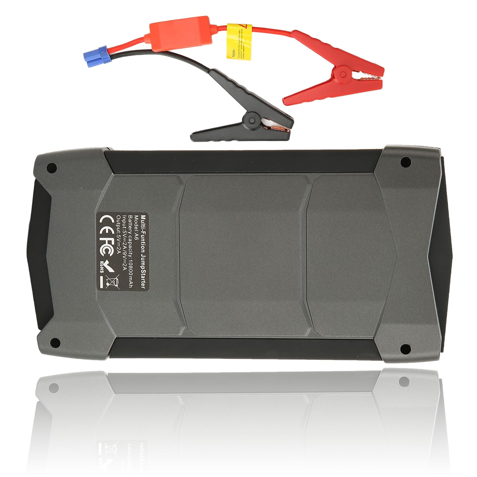 Starthilfe Powerbank, 12V 10800mAh 600A Spitzstrom Tragbare Auto Starthilfe Für 6.0L Benzin- oder 5.0L Dieselmotor, 12V Autobatterie Anlasser Starthilfegerät mit LED Taschenlampe von Dpofirs