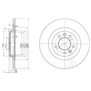 Bremsscheibe Hinterachse Dr!ve+ DP1010.11.0202 von Dr!ve+