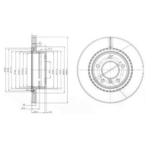 Bremsscheibe Hinterachse Dr!ve+ DP1010.11.0399 von Dr!ve+