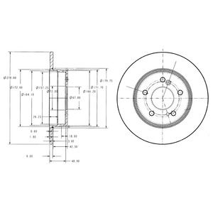 Bremsscheibe Hinterachse Dr!ve+ DP1010.11.0922 von Dr!ve+