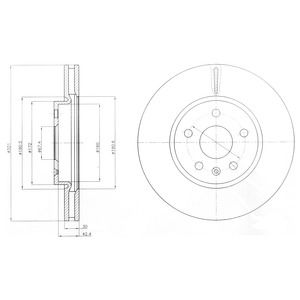 Bremsscheibe Vorderachse Dr!ve+ DP1010.11.0618 von Dr!ve+