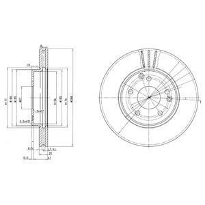 Bremsscheibe Vorderachse Dr!ve+ DP1010.11.0833 von Dr!ve+