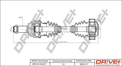 Dr!ve+ Antriebswelle [Hersteller-Nr. DP2110.10.0127] für BMW von Dr!ve+