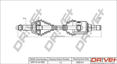 Dr!ve+ Antriebswelle [Hersteller-Nr. DP2110.10.1003] für BMW von Dr!ve+